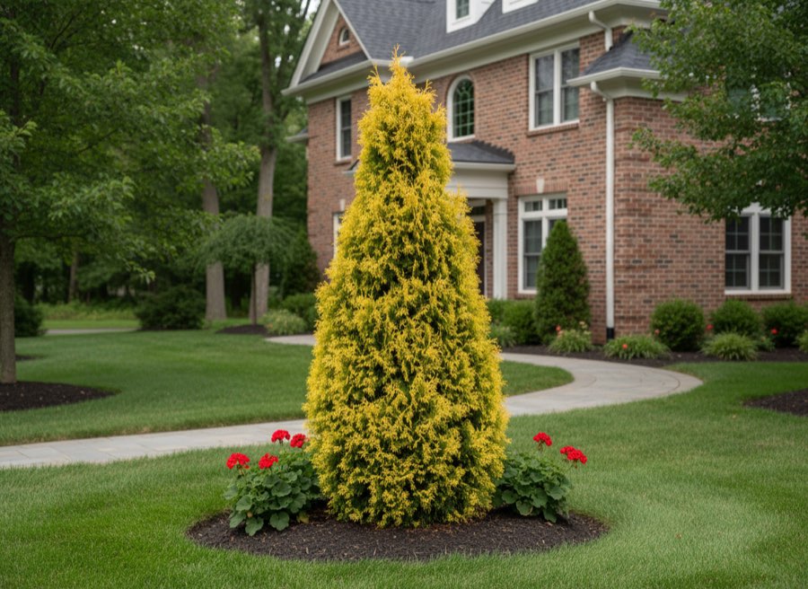 Golden Spire Arborvitae (Thuja plicata 'Daniellow')
